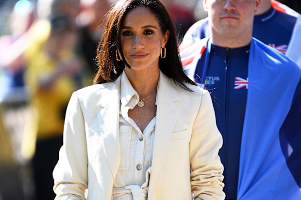 Meghan, Duchess of Sussex looks on during day six of the Invictus Games Düsseldorf 2023 on September 15, 2023 in Duesseldorf, Germany. 