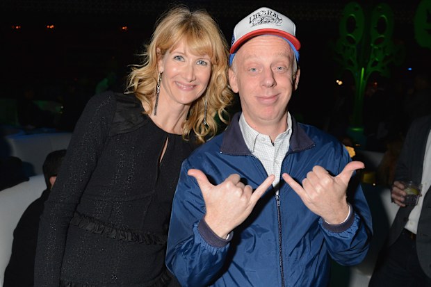 Laura Dern and Mike White attend the "Enlightened" Season 2 Premiere After Party presented by HBO at Avalon on January 10, 2013 in Hollywood, California.