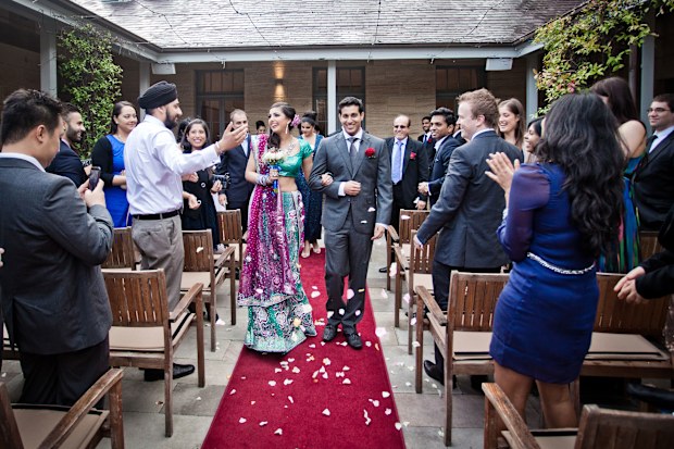 My wedding day: Bride Dyasmin Dream Sandhu wears three  dresses 