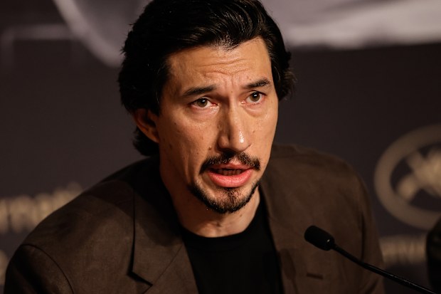 CANNES, FRANCE - MAY 17: Adam Driver speaks during the "Paper Tiger" press conference at the 79th annual Cannes Film Festival at Palais des Festivals on May 17, 2026 in Cannes, France. (Photo by Teresa Suarez/Pool/Getty Images)
