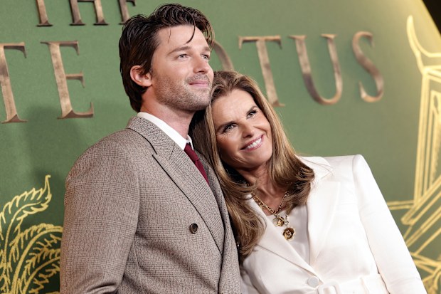 Patrick Schwarzenegger and Maria Shriver