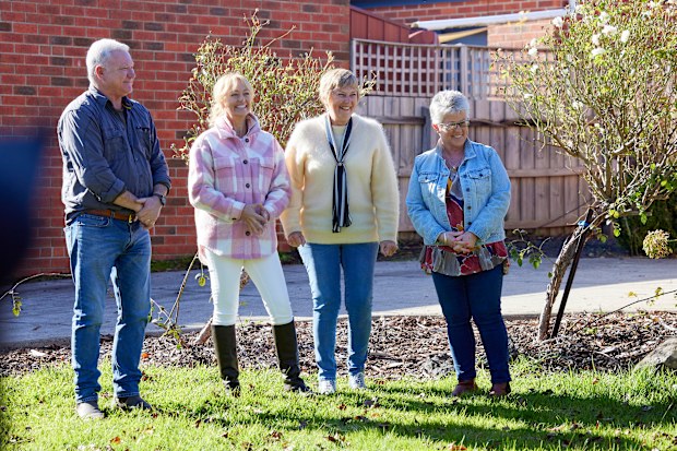 Scott Cam, Shelley Craft and Kay and Sandy on The Block 2022.