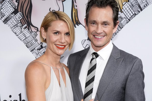Claire Danes and Hugh Dancy attend the premiere of the FX mini series "Fleishman Is in Trouble" Nov, 2022.