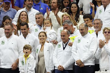 Team Novak show off customised jackets
