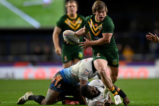 Harry Grant of Australia during the World Cup.