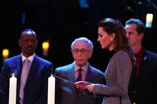 Prince William Kate Middleton Holocaust Memorial Day service