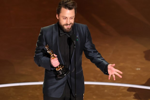 Kieran Culkin accepts the Best Actor In A Supporting Role award for "A Real Pain" onstage during the 97th Annual Oscars at Dolby Theatre on March 02, 2025 in Hollywood, California.