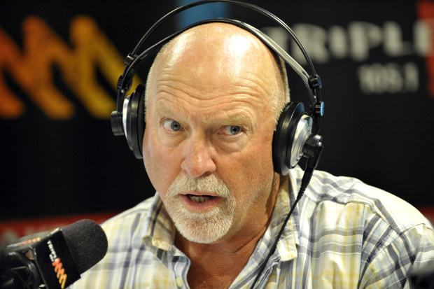 Rex Hunt pictured during his time at 3AW in 2011