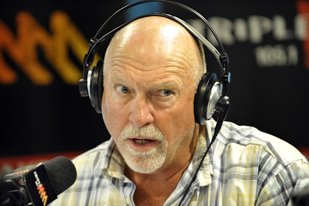 Rex Hunt pictured during his time at 3AW in 2011