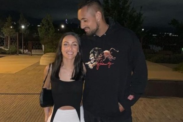 Nick Kyrgios and Chiara Passari