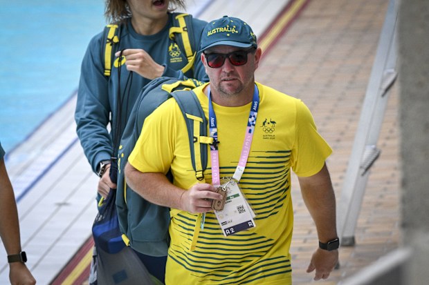 Australian swim coach Michael Palfrey.