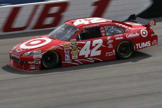 Juan Pablo Montoya, pictured in 2010, spent seven seasons in the NASCAR Cup Series after his F1 career.