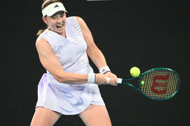Jelena Ostapenko defeated Ajla Tomljanovic in their second round clash at the Australian Open.