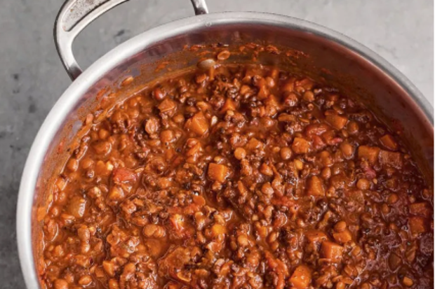Jamie Oliver's 50/50 Bolognese.