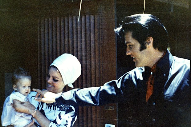 Elvis Presley, Priscilla Presley and Lisa Marie Presley