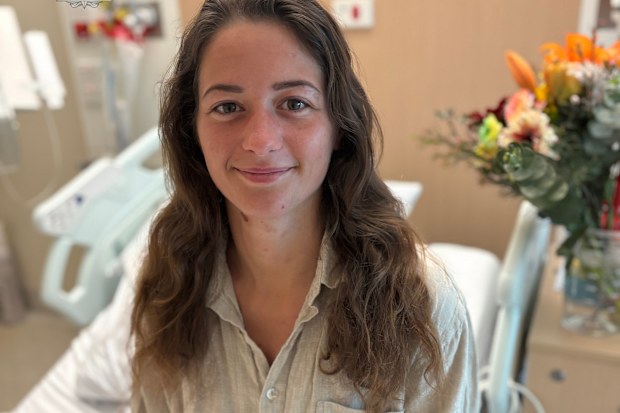 German backpacker Carolina Wilga in hospital.
