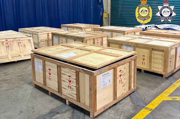 One of three men accused of attempting to import more than $500 million worth of drugs into Australia inside rolls of fabric has been denied bail.