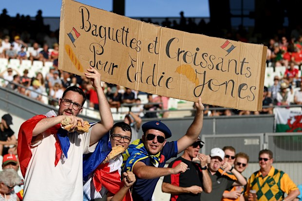'Baguettes and croissants for Eddie Jones' at Stade Geoffroy-Guichard.