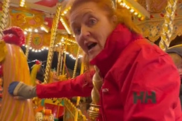 sarah ferguson tiktok grandchildren at park