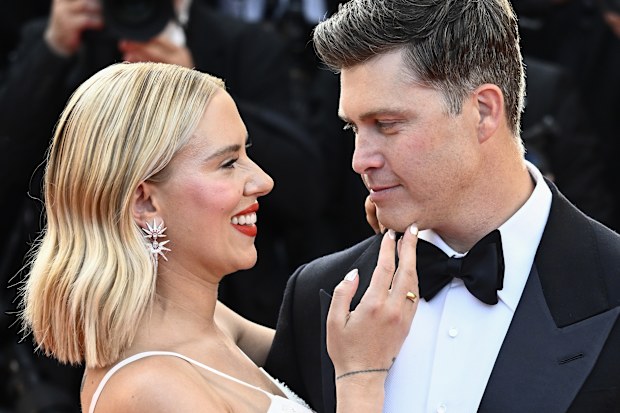 Scarlett Johansson Colin Jost