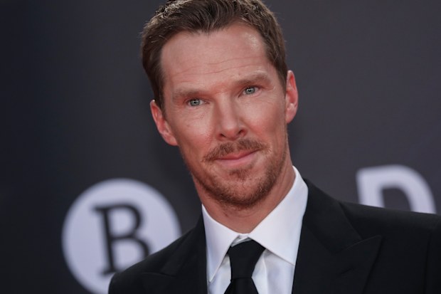Benedict Cumberbatch poses for photographers upon arrival at the premiere of the film 'The Power of the Dog' during the 2021 BFI London Film Festival in London, Monday, Oct. 11, 2021. (Photo by Vianney Le Caer/Invision/AP)