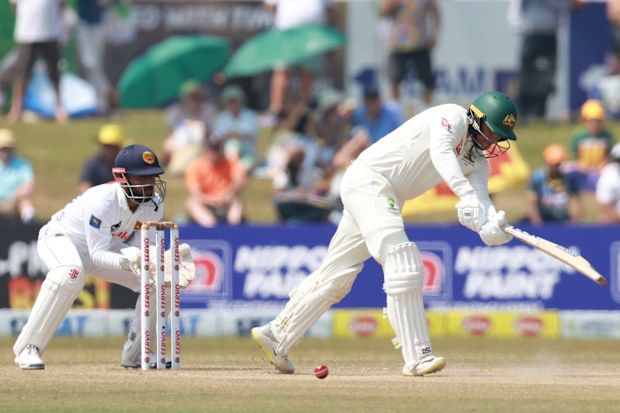 Usman Khawaja in Galle.