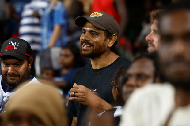 Cyril Rioli was spotted in the crowd in Darwin.