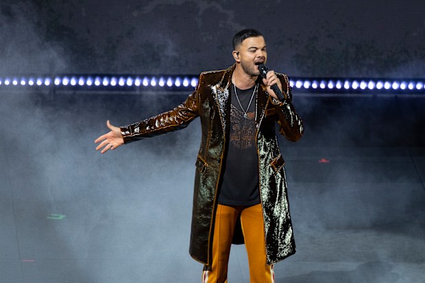 Guy Sebastian's in concert at the ICC in Sydney on his T.R.U.T.H. Tour. 27th April 2022