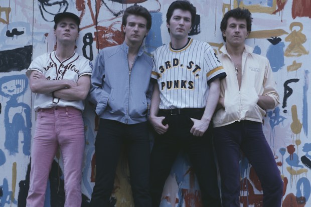 Slik keyboard player Billy McIsaac, guitarist Midge Ure, bassist Jim McGinlay and drummer Kenny Hyslop