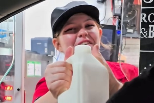 mcdonalds sells milk which locations in australia