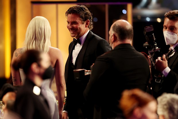 Bradley Cooper attends the 28th Annual Screen Actors Guild Awards at Barker Hangar on February 27, 2022 in Santa Monica, California. 