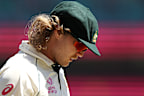Will Pucovski of Australia fielding during day three of the Third Test match against India.