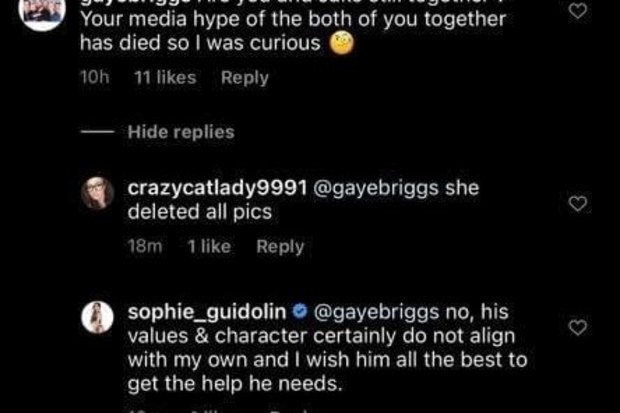 MAFS Jake Edwards Sophie Guidolin break up