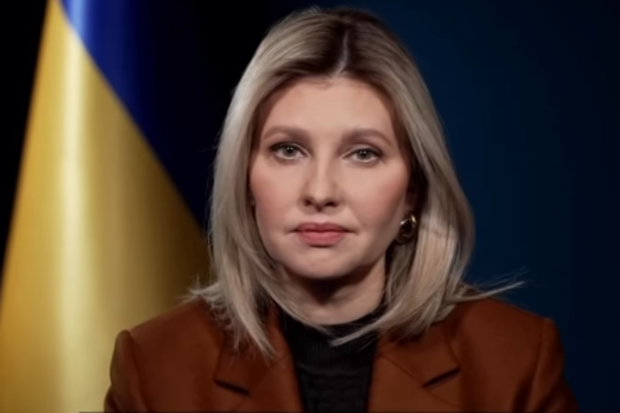 Ukraine's first lady Olena Zelenska.