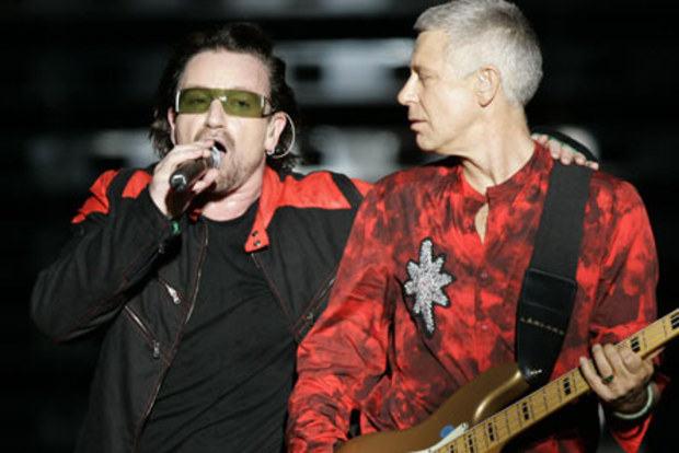 Bono and Adam Clayton in 2006. (AAP)