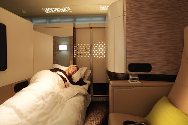 Etihad Apartments are the airline's less luxurious first class offering. We'll take one.