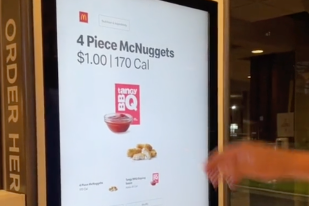 Man's McDonald's hack scores him 20 McNuggets for the price of four