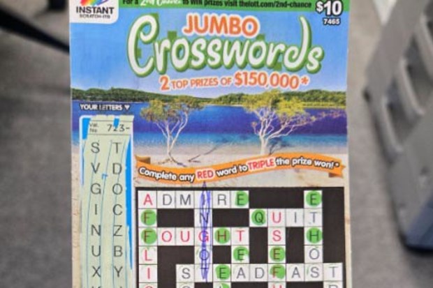 One lucky Aussie is starting 2025 $150,000 richer, thanks to a simple scratch card.The Adelaide man scooped the cash on a $10 Jumbo Crosswords Instant Scratch-Its ticket.
It was one of four he bought on Christmas Day.