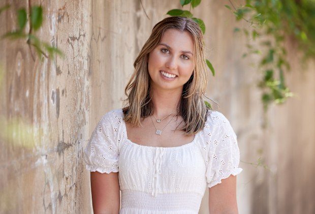 Teen cancer patient Molly Dawson after going into remission.