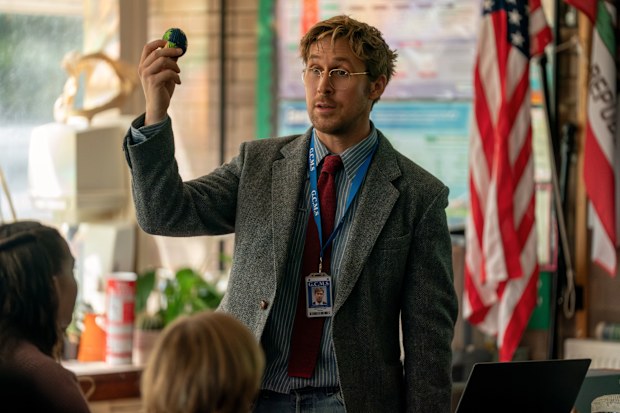 Ryan Gosling stars as Ryland Grace in PROJECT HAIL MARY, from Amazon MGM Studios. Photo credit: Jonathan Olley