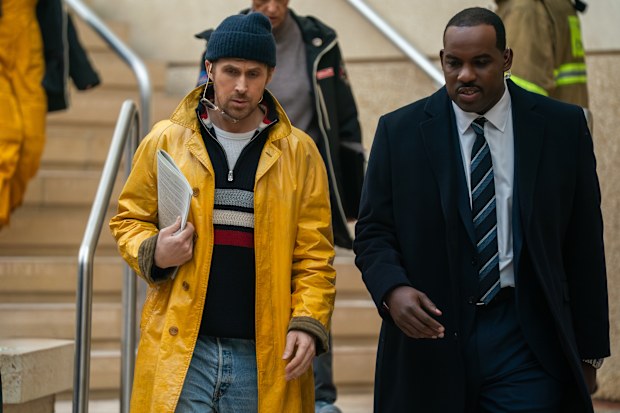 Ryan Gosling stars as Ryland Grace and Lionel Boyce as Carl in PROJECT HAIL MARY, from Amazon MGM Studios. Photo credit: Jonathan Olley © 2026 Amazon Content Services LLC. All Rights Reserved.