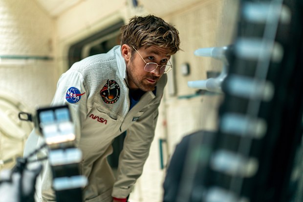 Ryan Gosling stars as Ryland Grace in PROJECT HAIL MARY, from Amazon MGM Studios. Photo credit: Jonathan Olley © 2026 Amazon Content Services LLC. All Rights Reserved.