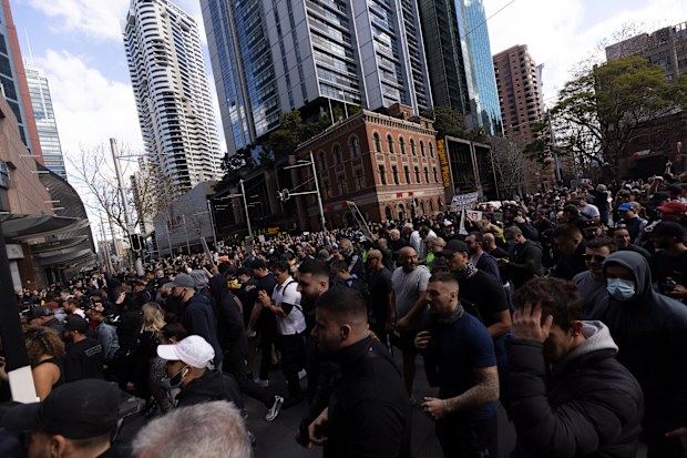 Sydney lockdown protests