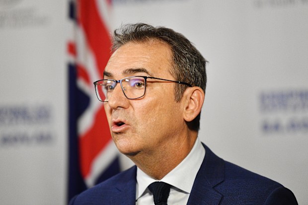 South Australian Premier Steven Marshall speaks to the media in Adelaide/