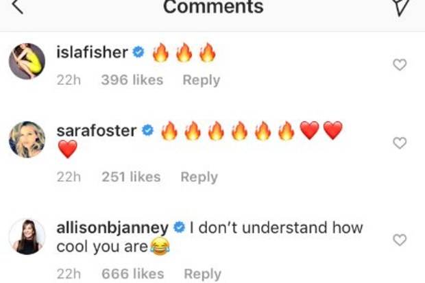 Courteney Cox reverse bikini video comments