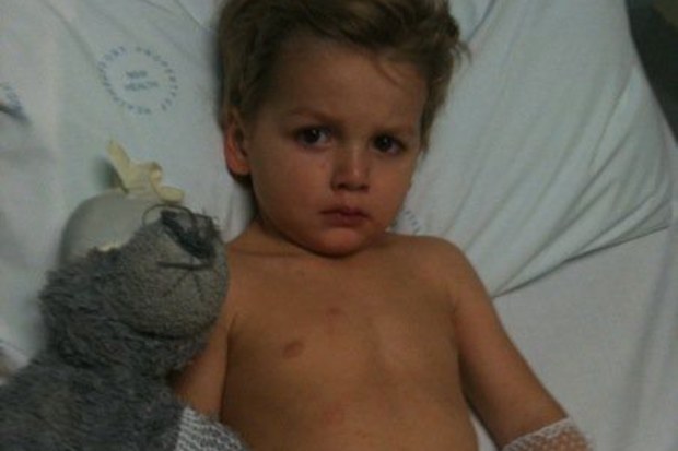Mel Watts's first born, Ayden.