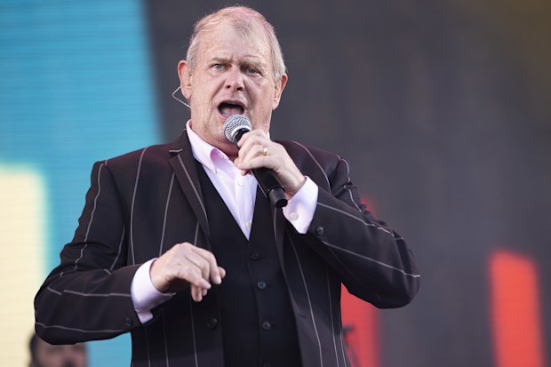 John Farnham performs on stage at Falls Festival on January 4, 2020 in Fremantle, Australia.