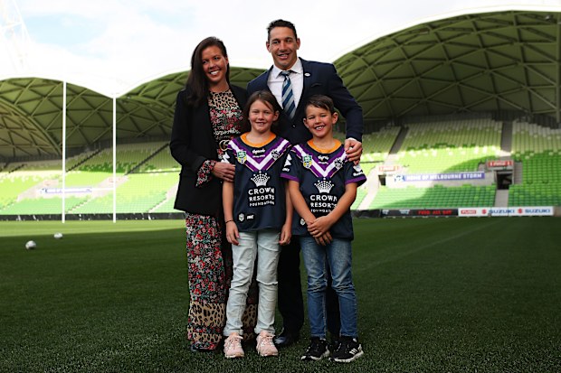 Billy Slater and Nicole Slater