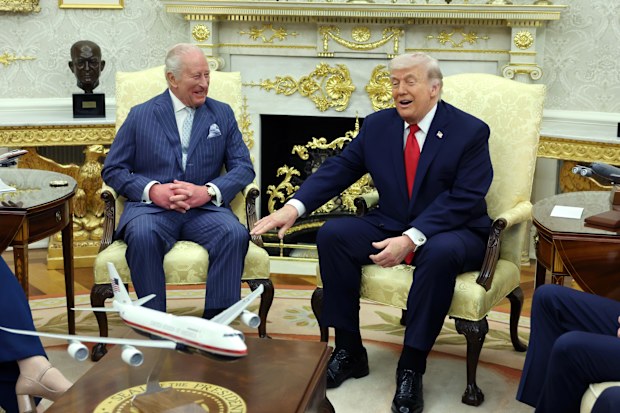 King Charles III and US President Donald Trump