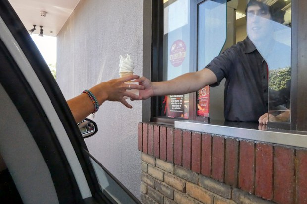 McDonald's soft serve ice cream